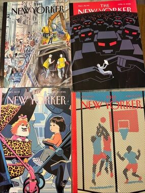 Lot of 4 NEW YORKER MAGAZINES April  2026 reading copies